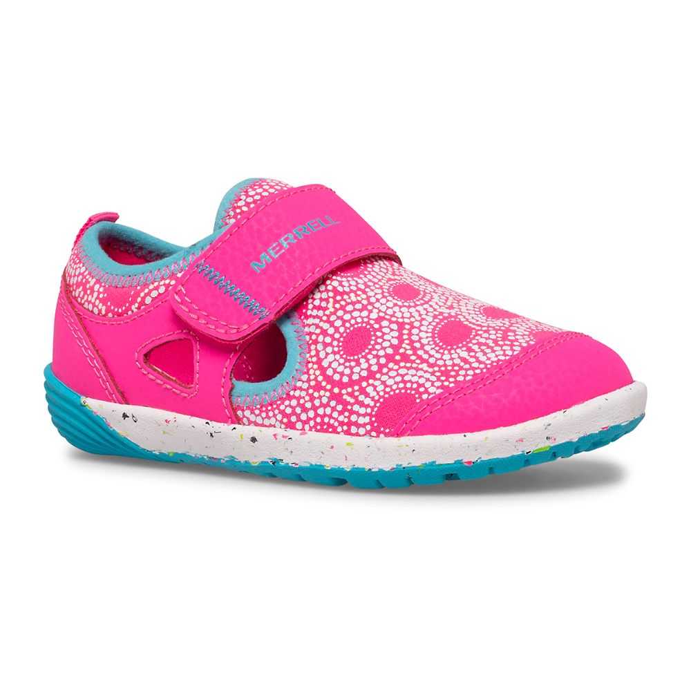 Boys' Merrell Bare Steps® H2O Slip On Shoes Fuchsia | Israel-649018