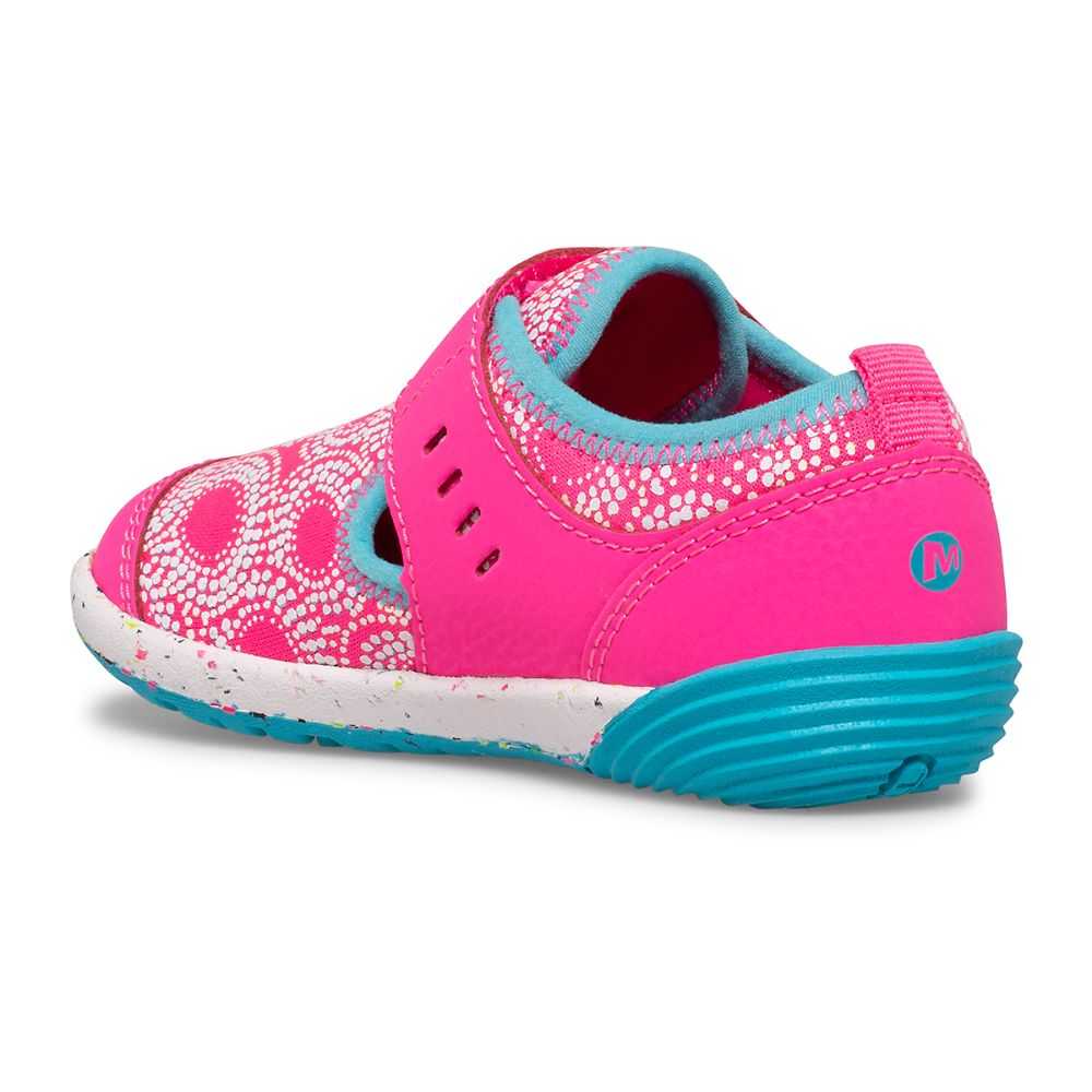 Boys' Merrell Bare Steps® H2O Slip On Shoes Fuchsia | Israel-649018