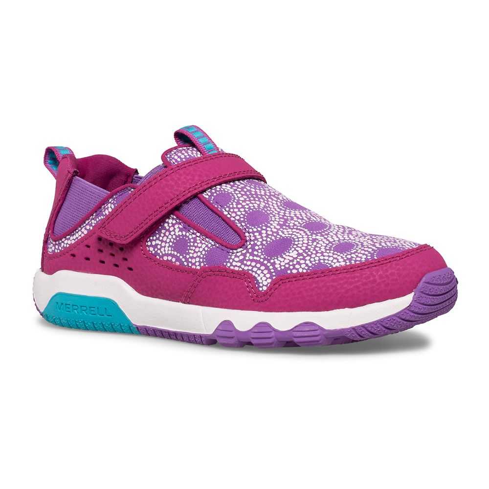 Boys' Merrell Chroma Moc Sneakers Fuchsia | Israel-126743