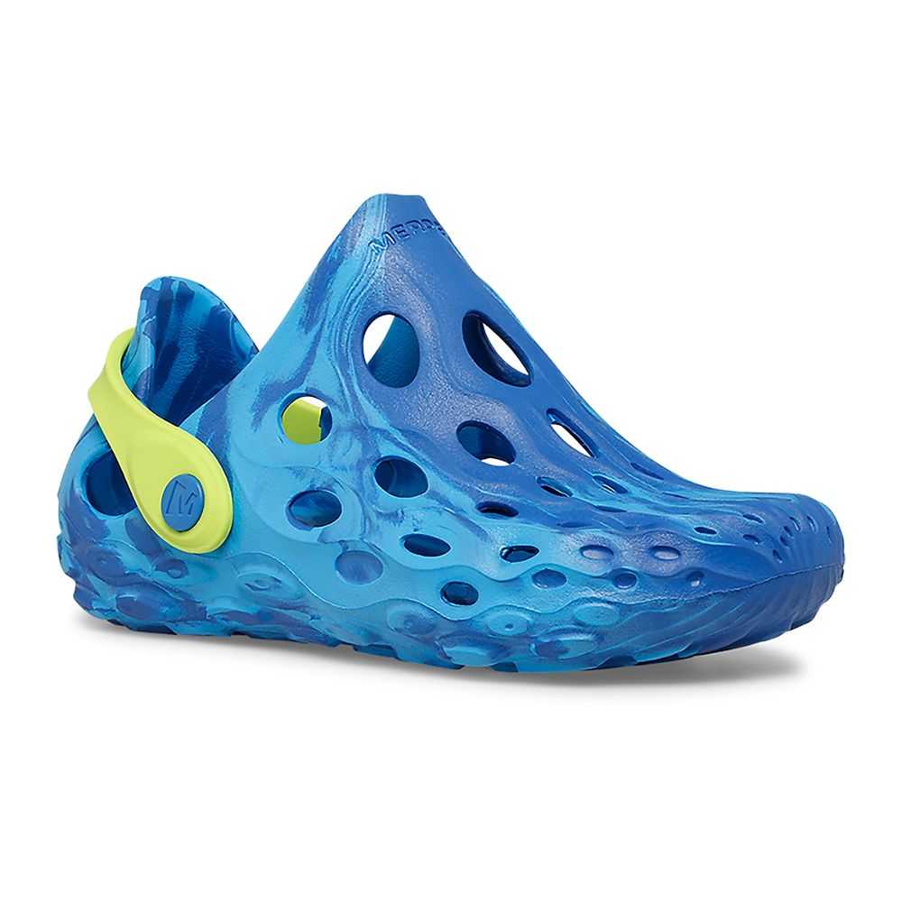 Boys' Merrell Hydro Moc Slip On Shoes Blue | Israel-902731