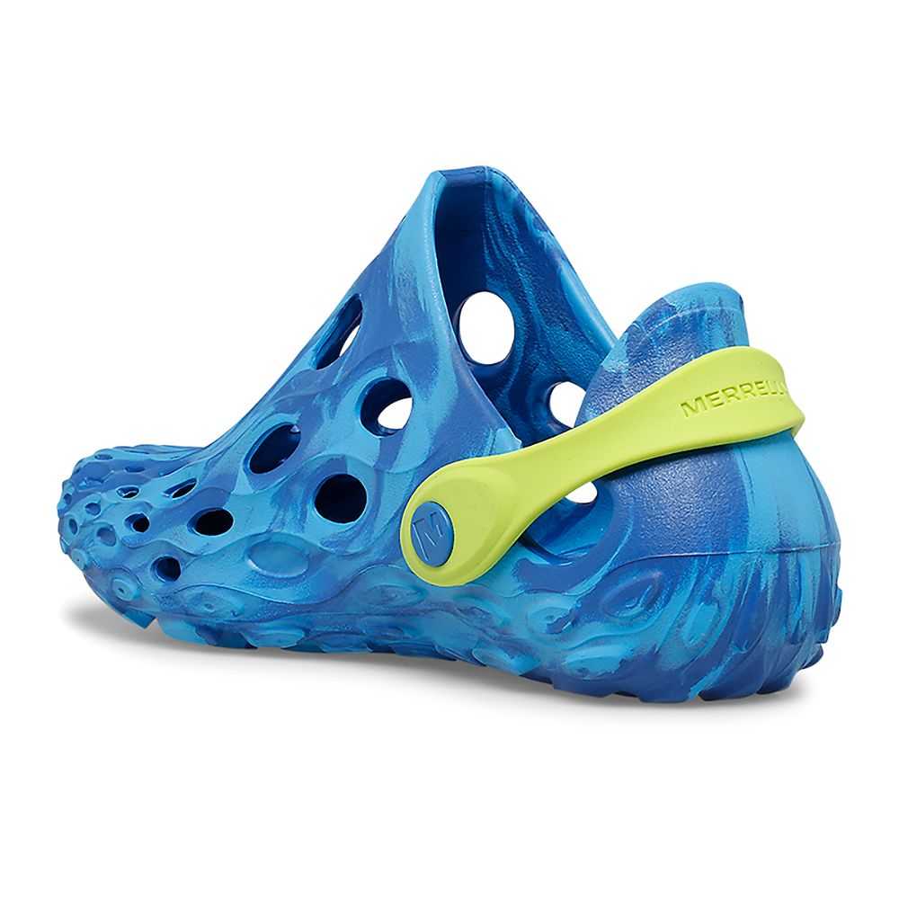 Boys' Merrell Hydro Moc Slip On Shoes Blue | Israel-902731