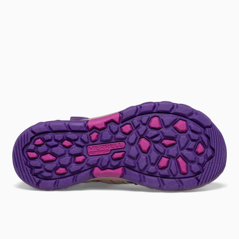 Boys' Merrell Hydro Water Shoes Brown/Purple | Israel-368029