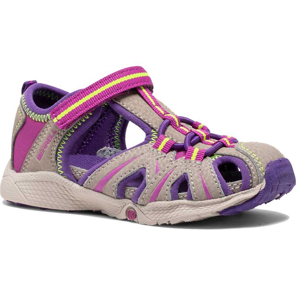 Boys' Merrell Hydro Water Shoes Brown/Purple | Israel-6374108