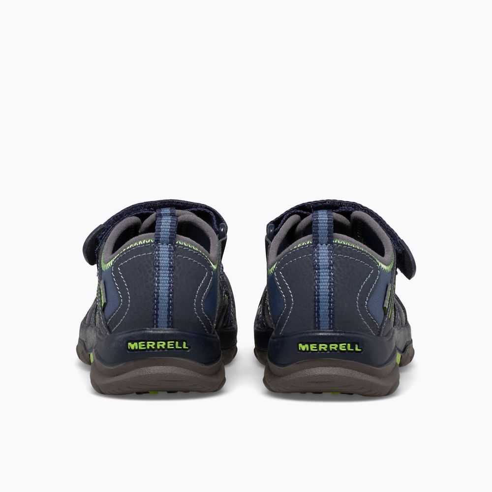 Boys' Merrell Hydro Water Shoes Navy/Green | Israel-683140