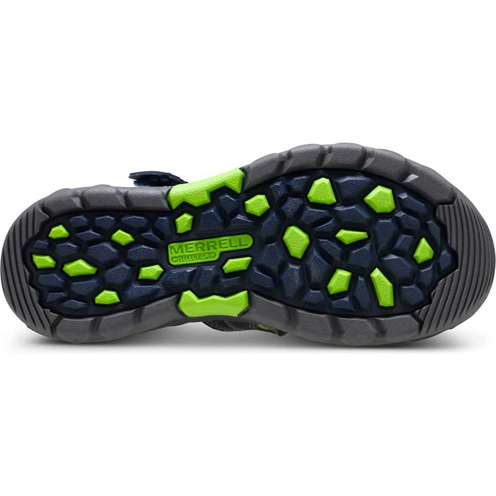 Boys' Merrell Hydro Water Shoes Navy/Green | Israel-819732