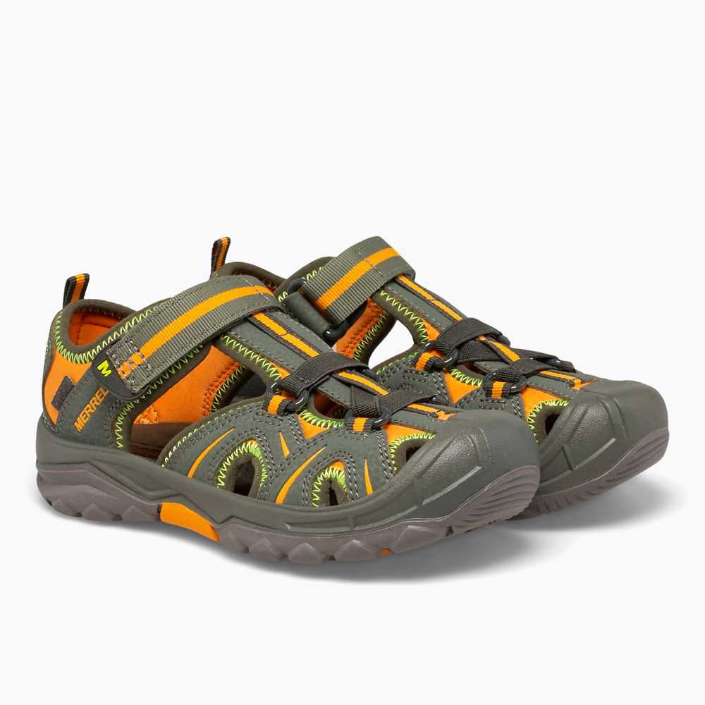 Boys' Merrell Hydro Water Shoes Olive | Israel-0749628