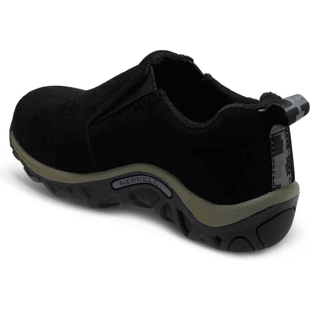 Boys' Merrell Jungle Moc Frosty Waterproof Slip On Shoes Black | Israel-983164