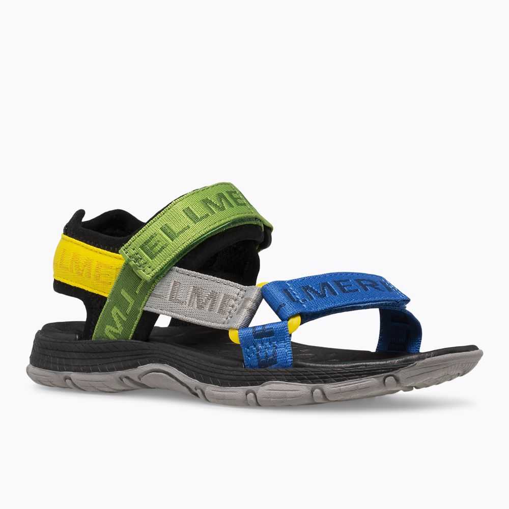 Boys' Merrell Kahuna Web Sandals Black/Multicolor | Israel-3816947