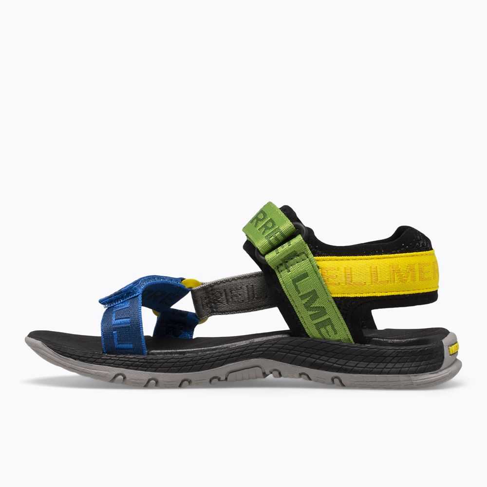 Boys' Merrell Kahuna Web Sandals Black/Multicolor | Israel-3816947