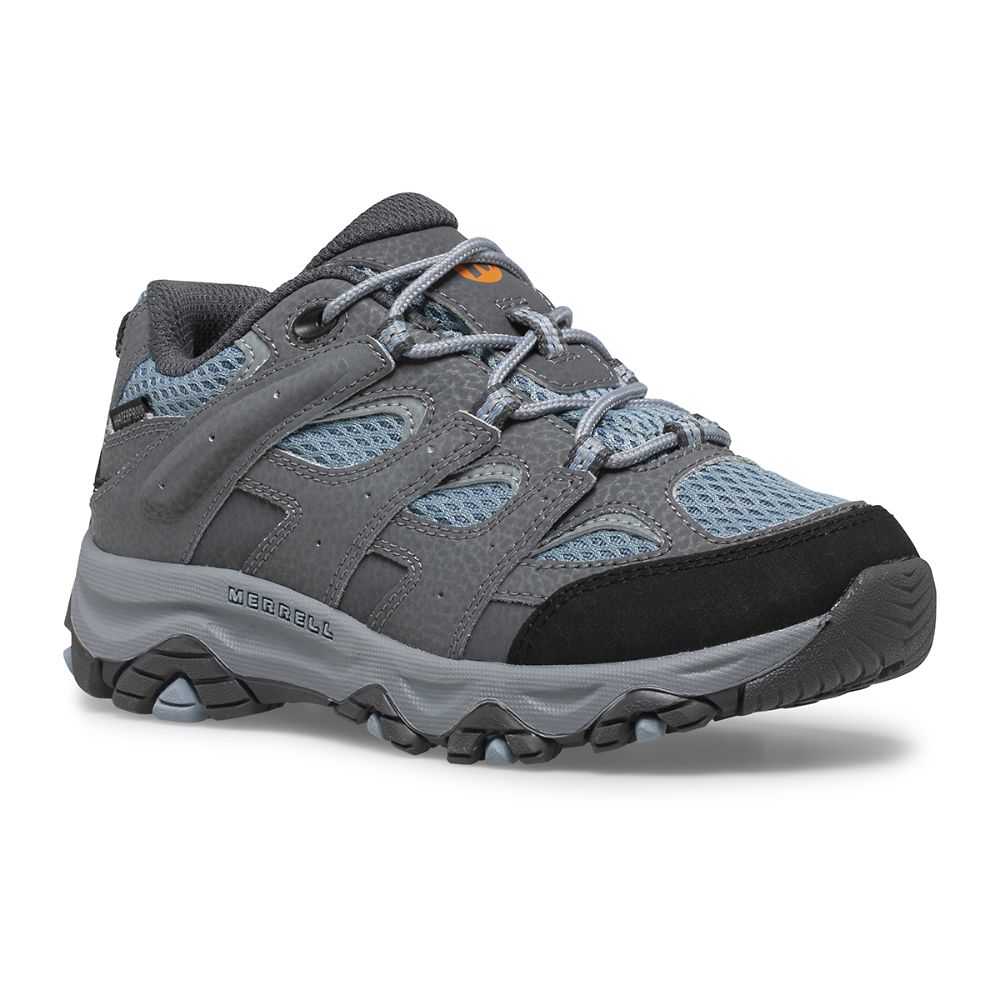 Boys' Merrell Moab 3 Sneakers Blue/Grey | Israel-791430