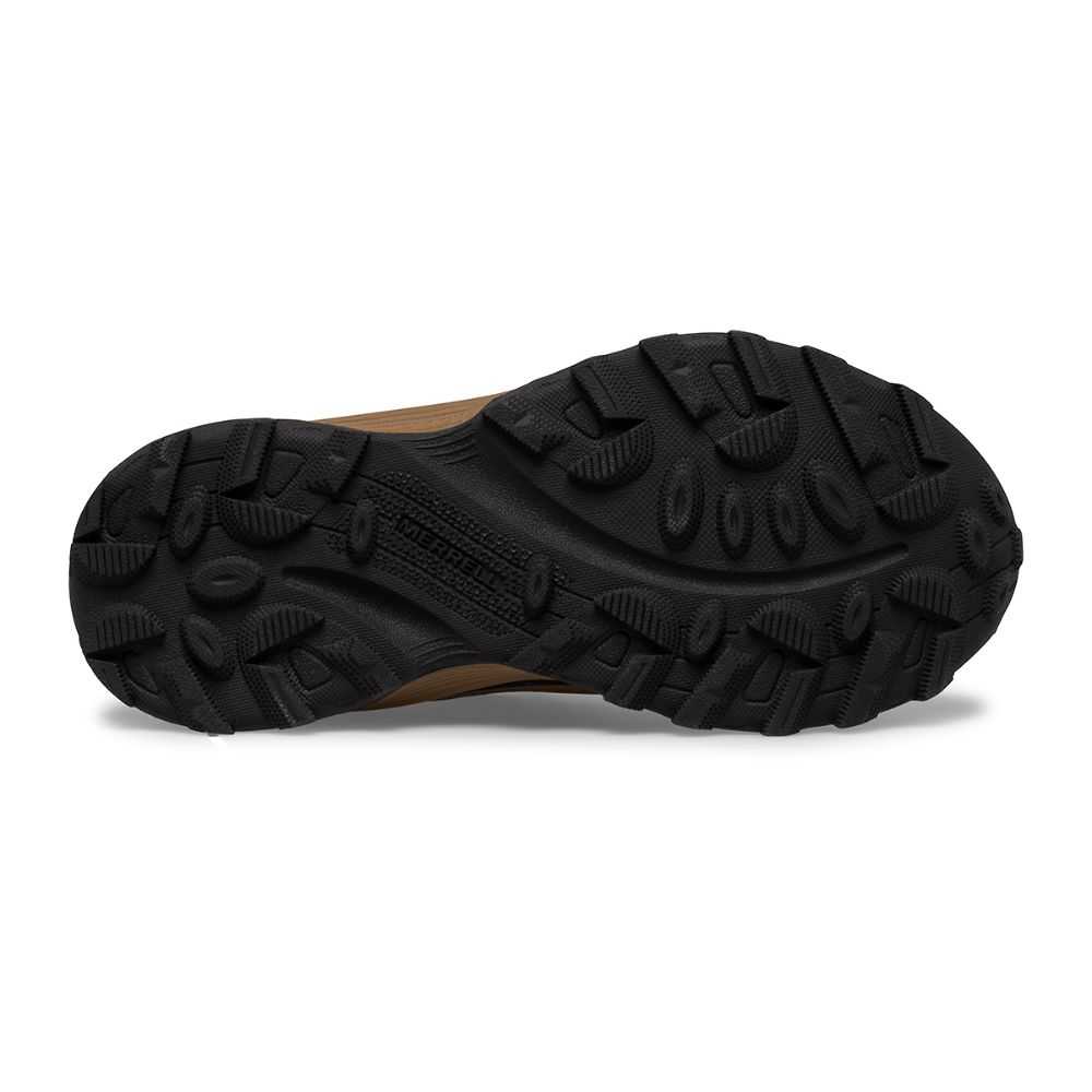 Boys' Merrell Moab Speed Low Waterproof Sneakers Dark Grey/Light Brown | Israel-803716