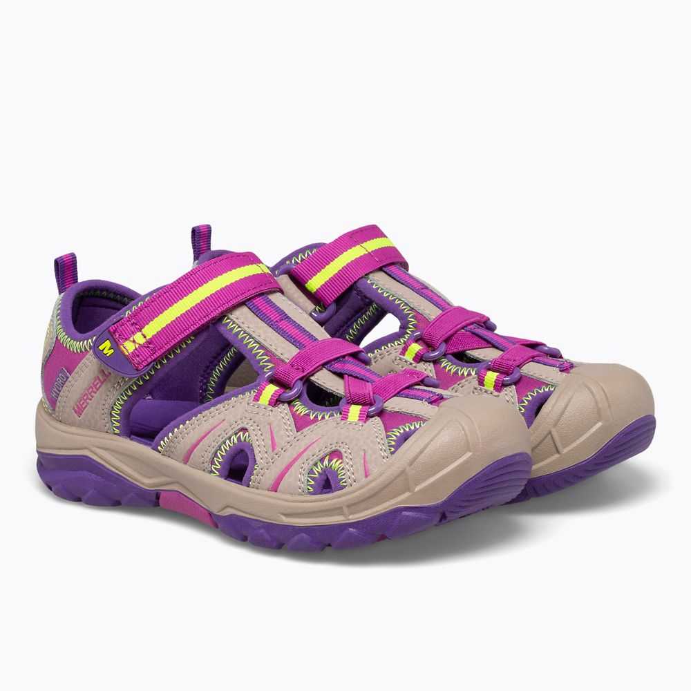 Girls' Merrell Hydro Water Shoes Brown/Purple | Israel-4296073