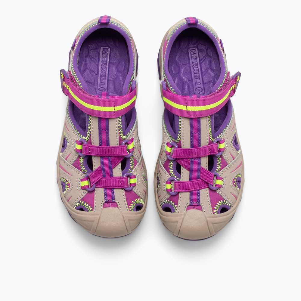 Girls' Merrell Hydro Water Shoes Brown/Purple | Israel-4296073