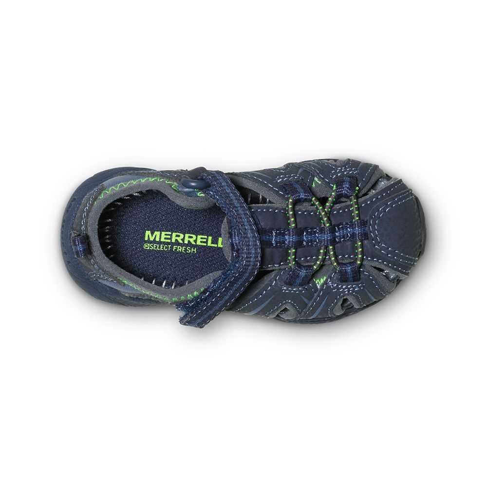 Girls' Merrell Hydro Water Shoes Navy/Green | Israel-3276081