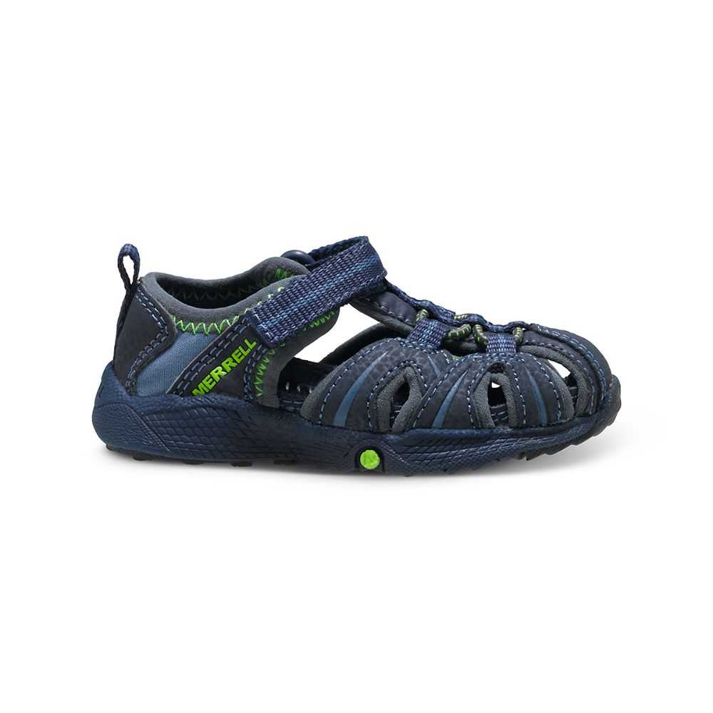 Girls\' Merrell Hydro Water Shoes Navy/Green | Israel-3276081