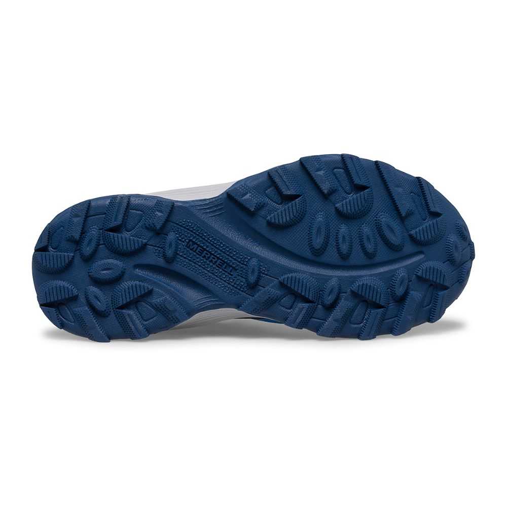 Girls' Merrell Moab Speed Low Waterproof Sneakers Blue | Israel-419807