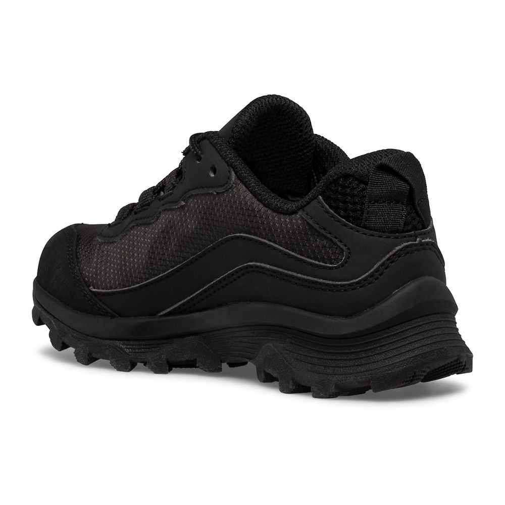 Girls' Merrell Moab Speed Low Waterproof Sneakers Black | Israel-946820