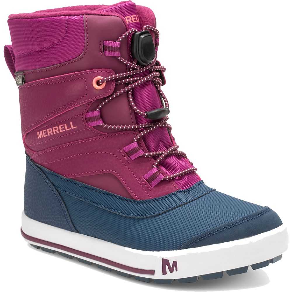 Girls' Merrell Snow Bank 2.0 Snow Boots Purple | Israel-2309418