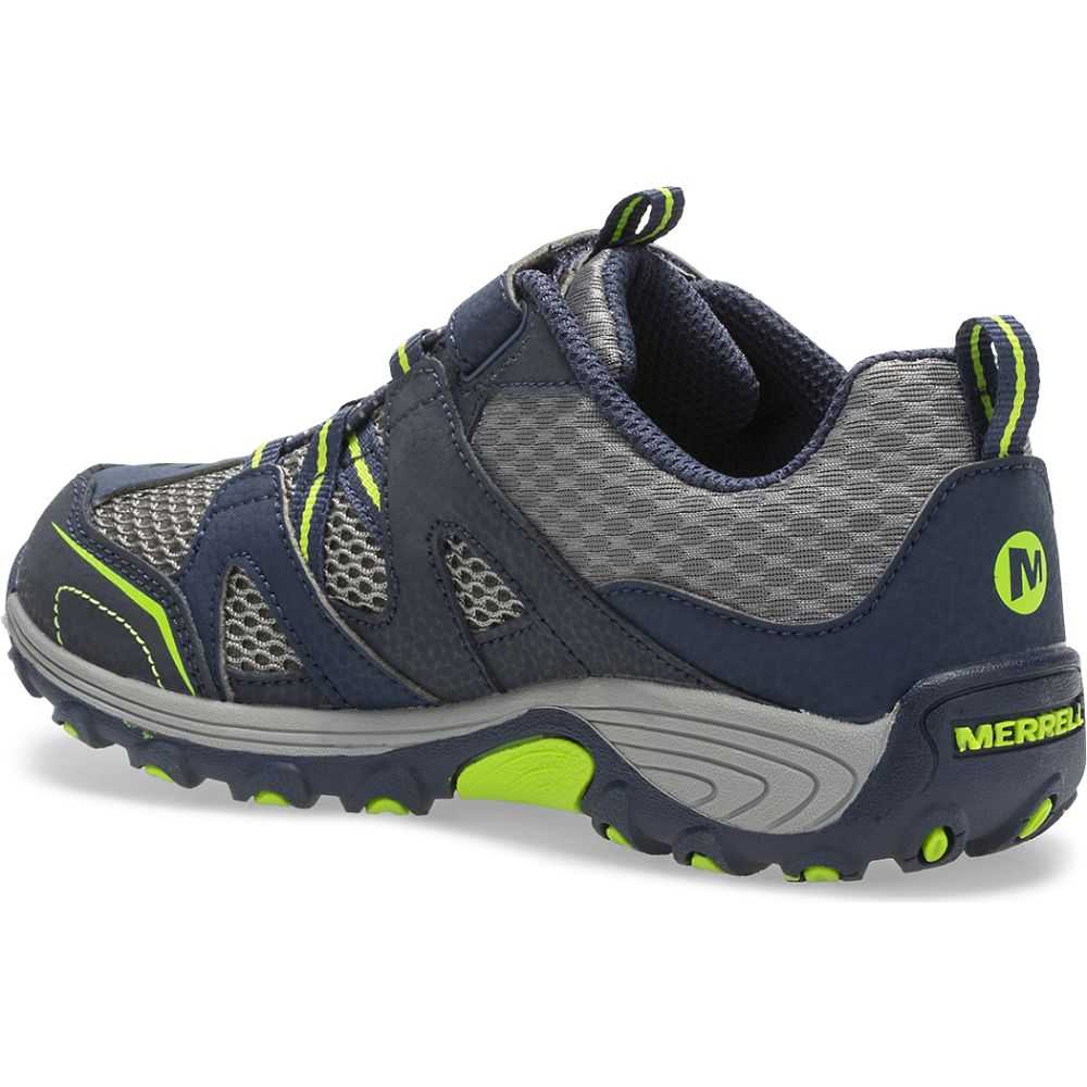 Girls' Merrell Trail Chaser Sneakers Navy/Green | Israel-462097