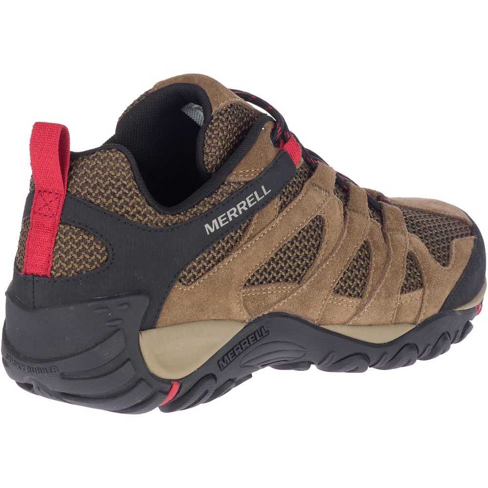 Men's Merrell Alverstone Hiking Shoes Light Brown | Israel-7698102