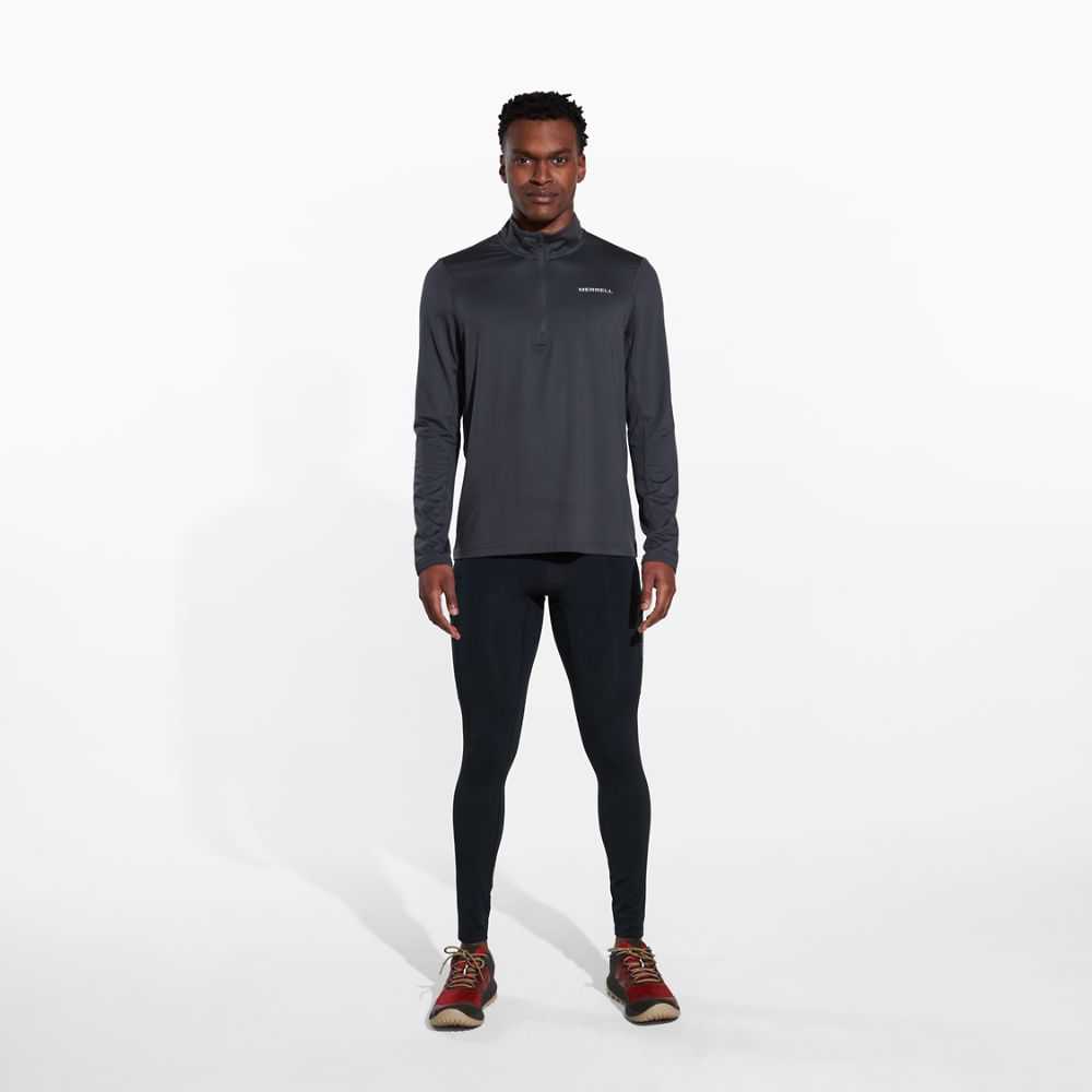 Men's Merrell BetaTherm Sweatshirts Black | Israel-031497