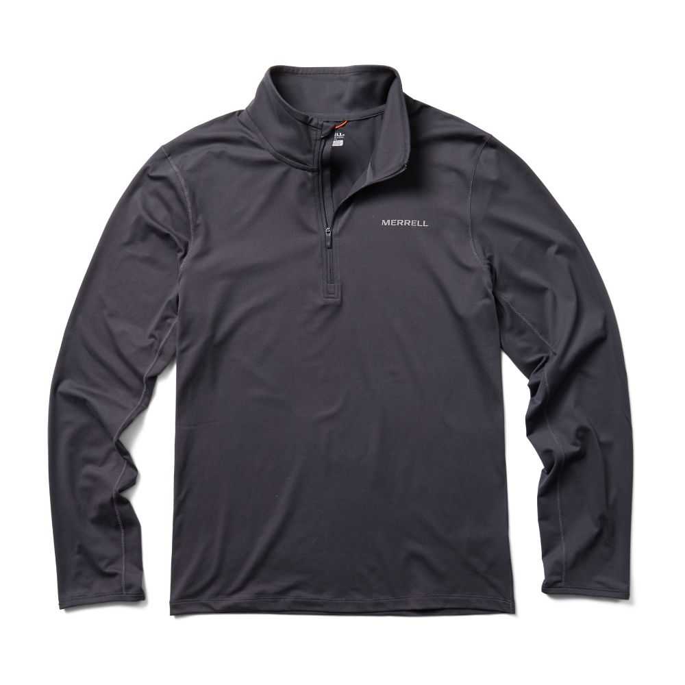 Men's Merrell BetaTherm Sweatshirts Black | Israel-031497