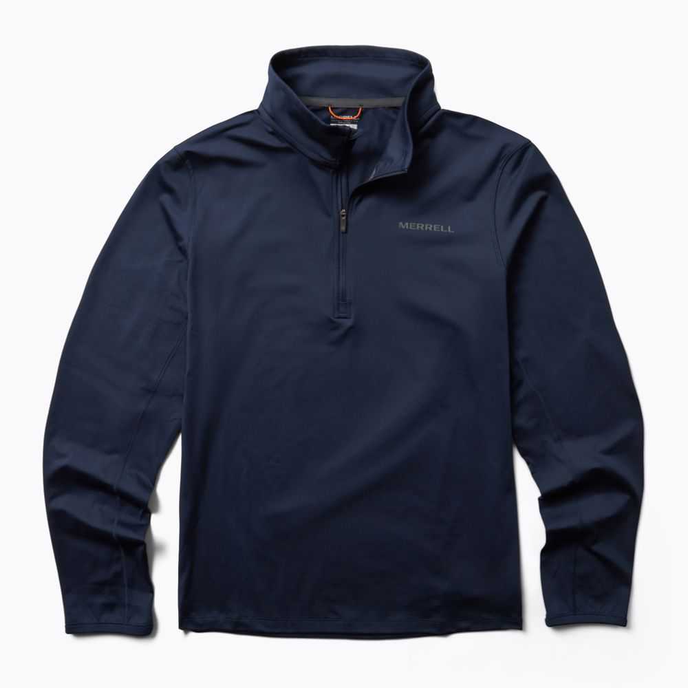 Men\'s Merrell BetaTherm Sweatshirts Navy | Israel-098673