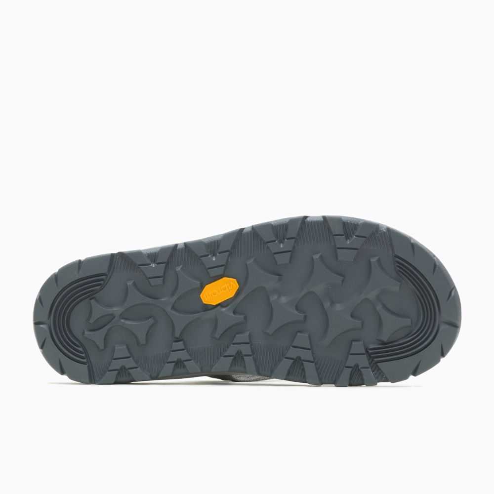 Men's Merrell Breakwater Flip Flops Deep Grey | Israel-046872