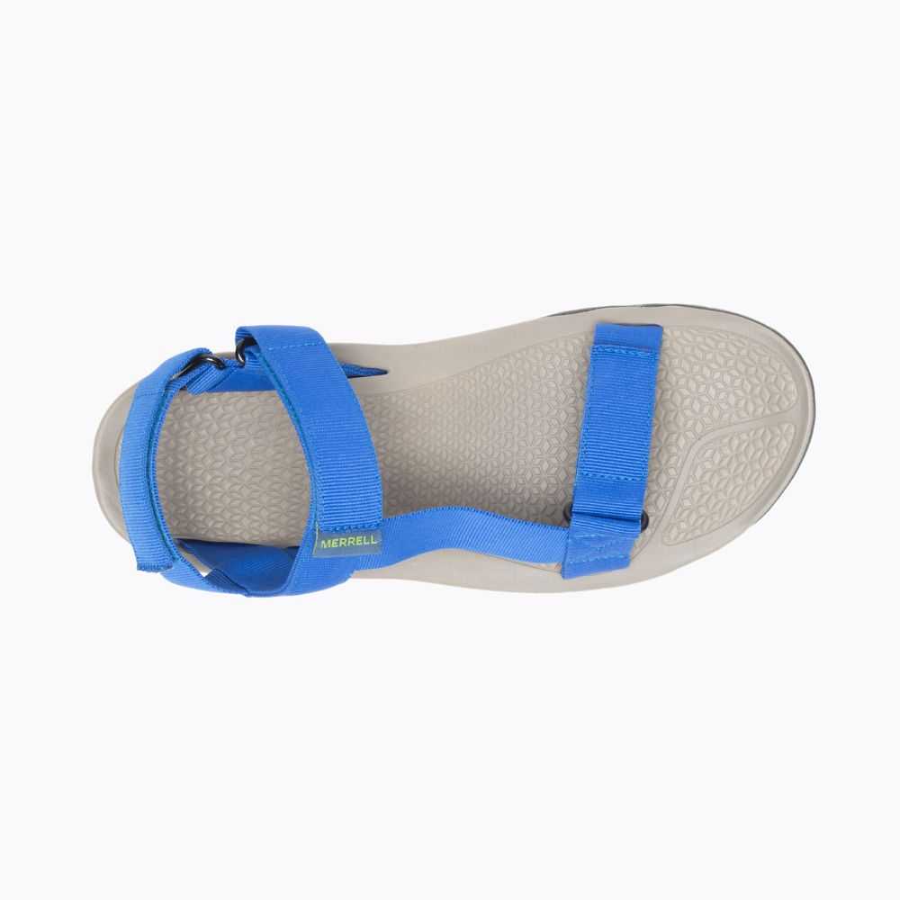 Men's Merrell Breakwater Strap Hiking Sandals Blue | Israel-1637908