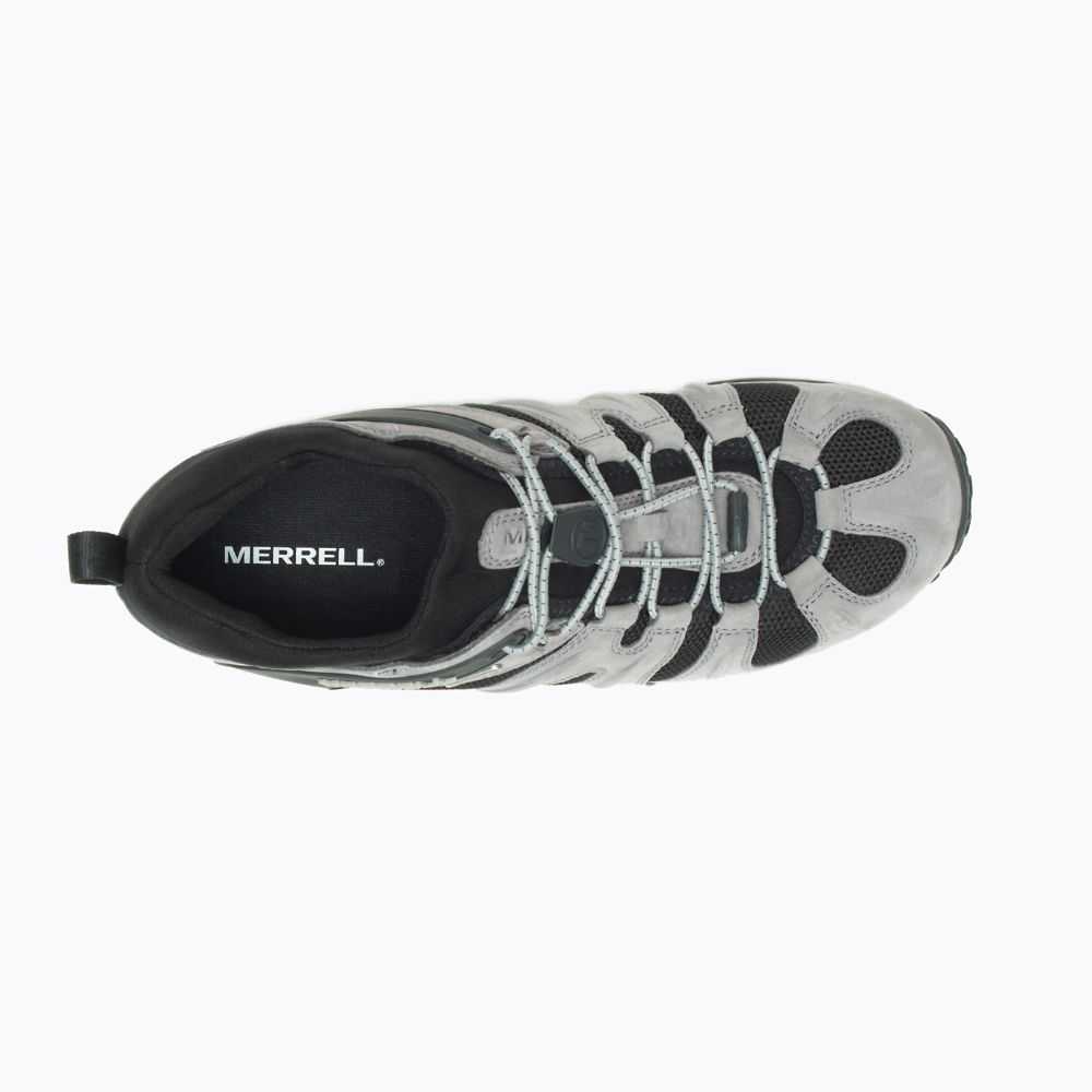 Men's Merrell Chameleon 8 Stretch Waterproof Hiking Shoes Deep Grey | Israel-913086