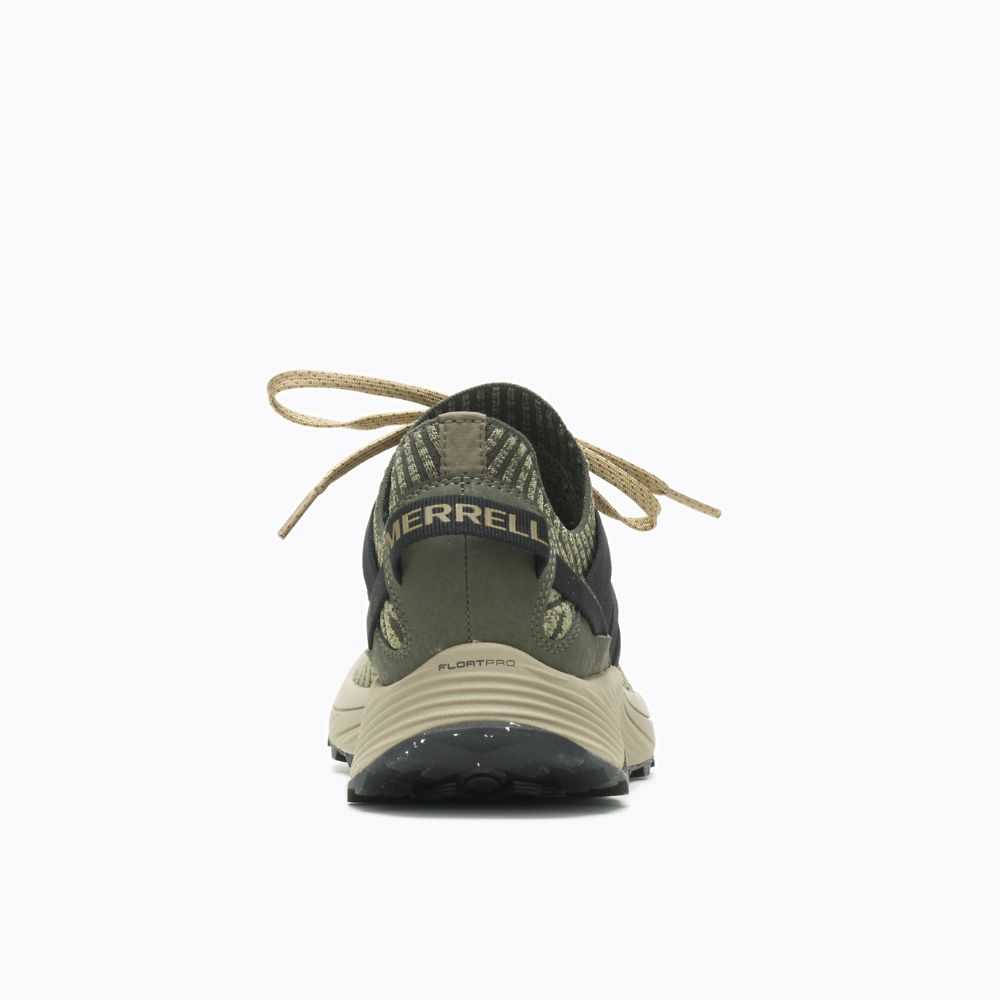 Men's Merrell Embark Lace Sneakers Olive | Israel-902174