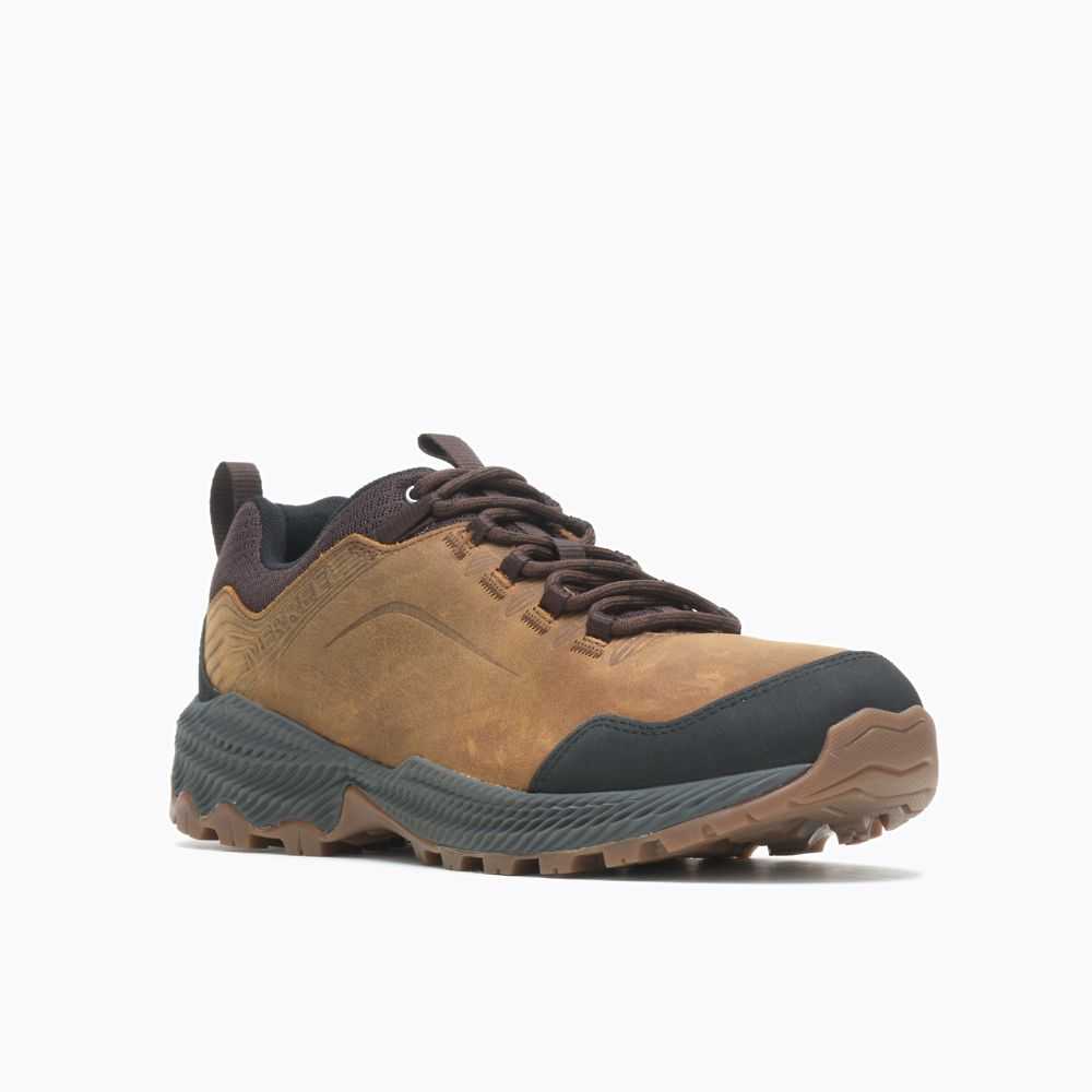 Men's Merrell Forestbound Hiking Shoes Brown | Israel-8140673