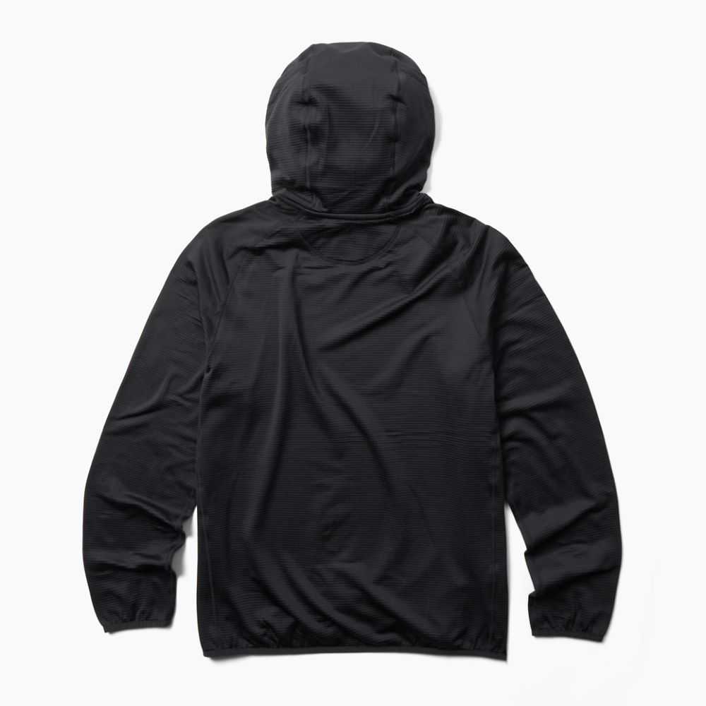 Men's Merrell Geotex Sweatshirts Black | Israel-314928