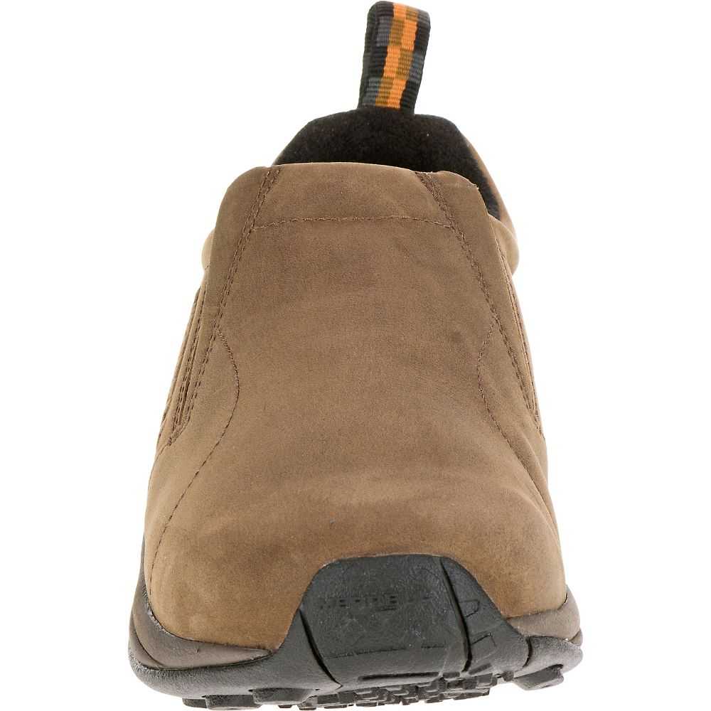 Men's Merrell Jungle Moc Nubuck Wide Width Casual Shoes Brown | Israel-904671