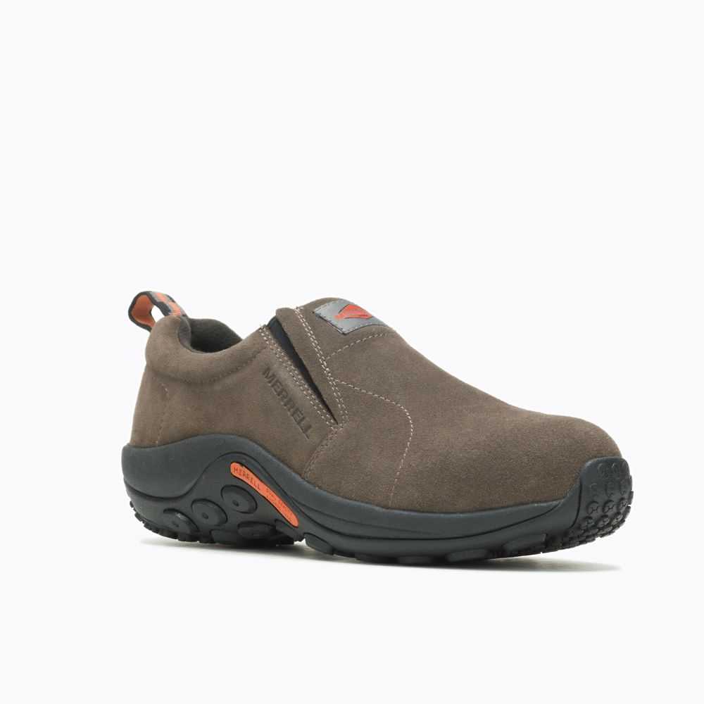 Men's Merrell Jungle Moc Slip On Shoes Grey | Israel-498312