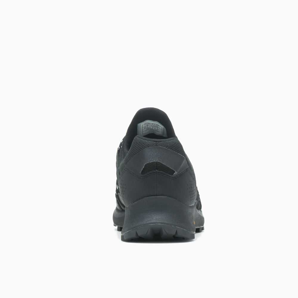 Men's Merrell Long Sky Sewn Walking Shoes Black | Israel-072369