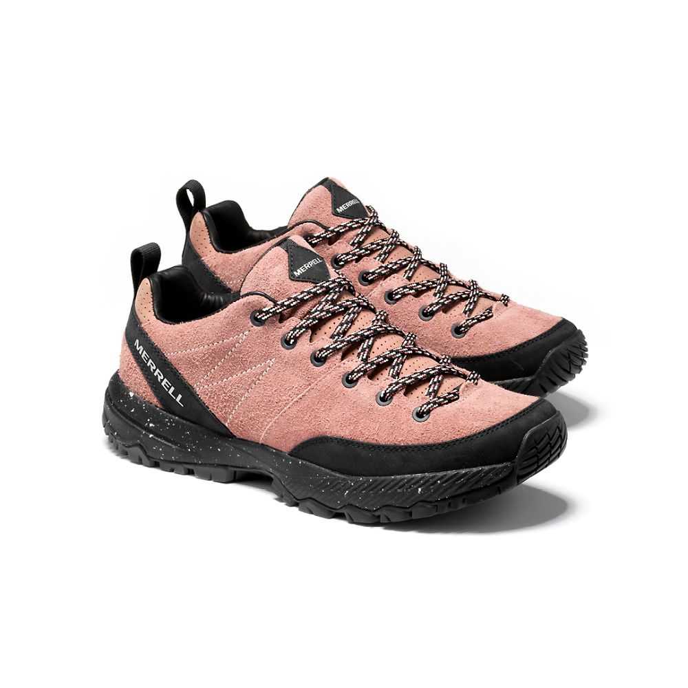 Men's Merrell MQM Ace Leather Hiking Shoes Rose | Israel-723401