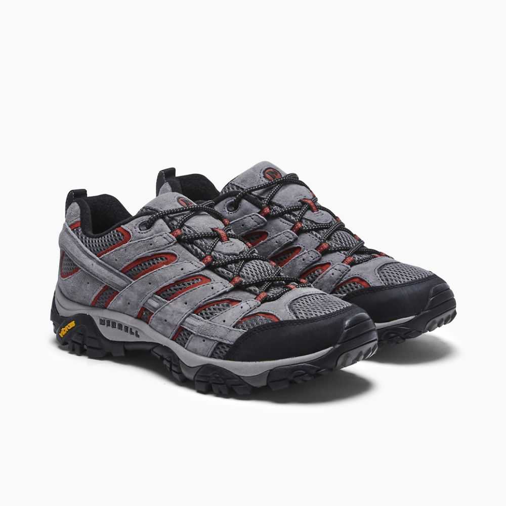 Men's Merrell Moab 2 Ventilator Hiking Shoes Grey | Israel-862497