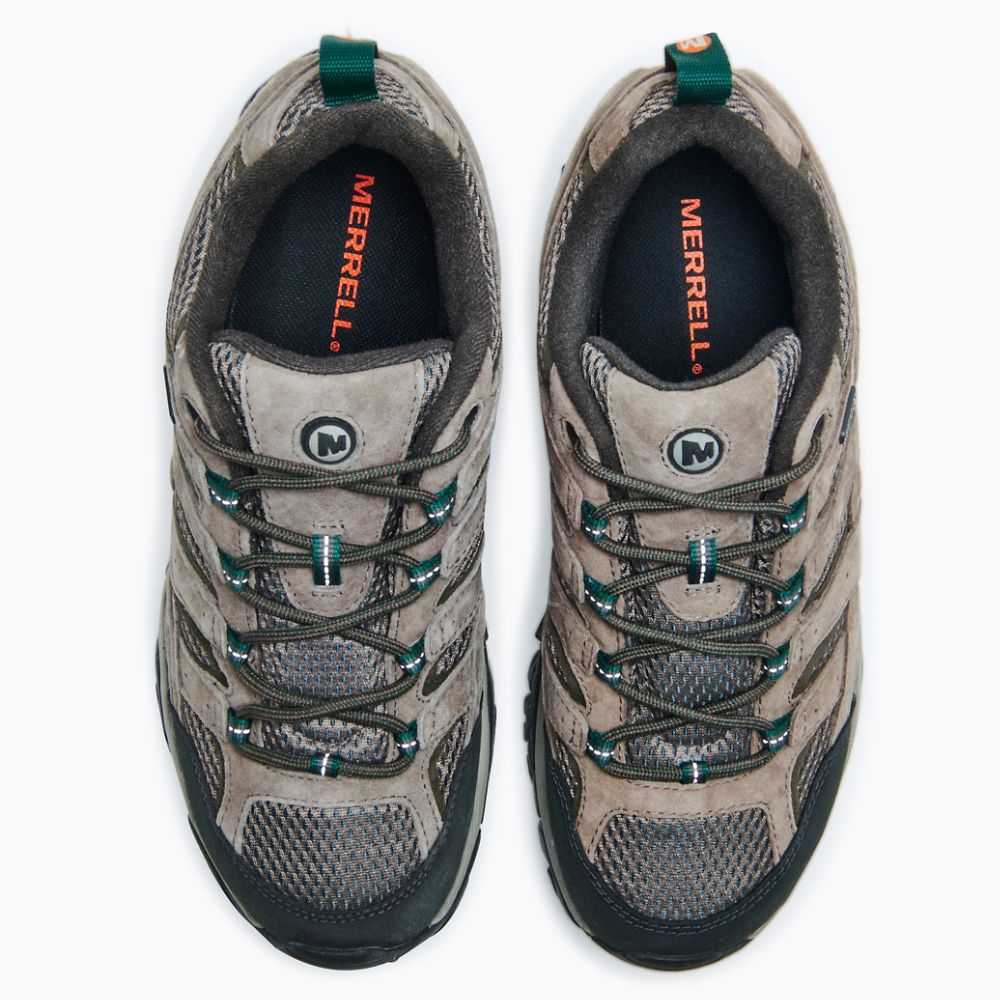 Men's Merrell Moab 2 Waterproof Hiking Shoes Brown | Israel-2604978