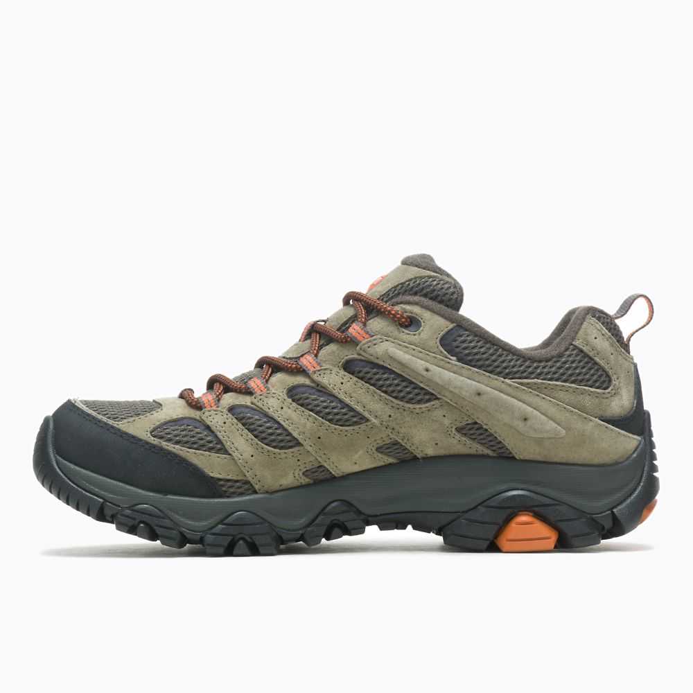 Men's Merrell Moab 3 GORE-TEX® Hiking Shoes Olive | Israel-8417639