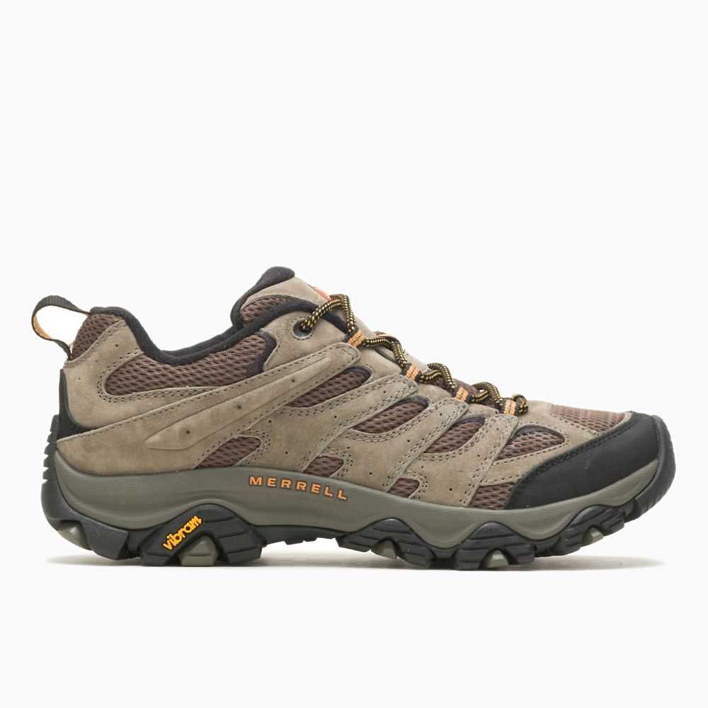 Men\'s Merrell Moab 3 Hiking Shoes Dark Grey/Light Brown | Israel-2013986