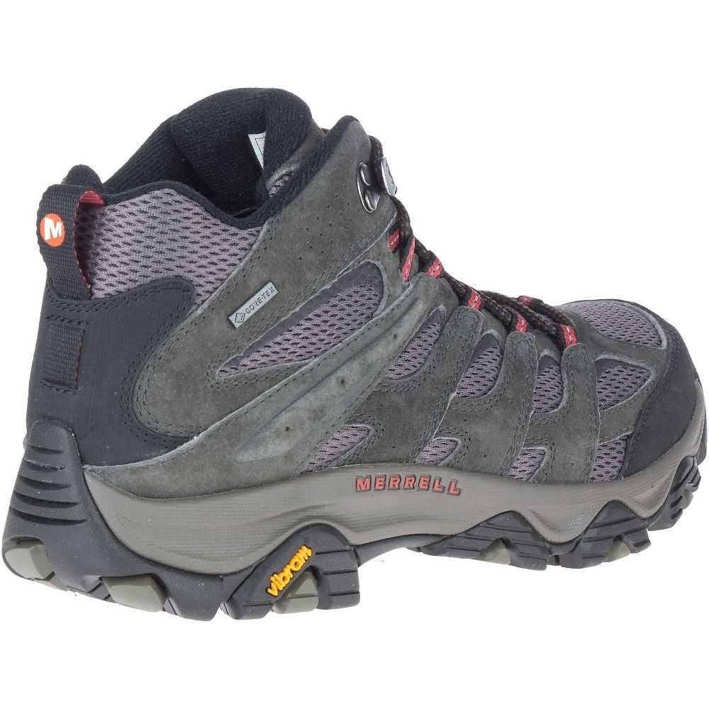 Men's Merrell Moab 3 Mid GORE-TEX® Hiking Boots Light Grey Green | Israel-361478