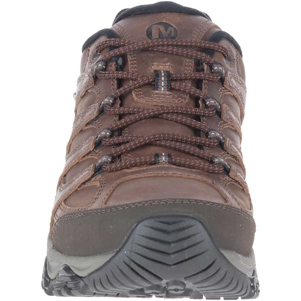 Men's Merrell Moab 3 Prime Waterproof Hiking Shoes Brown | Israel-237046