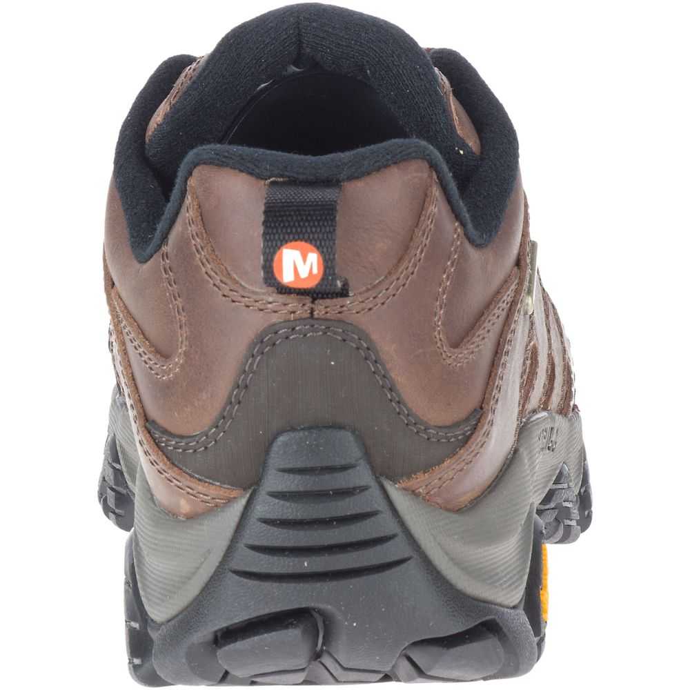 Men's Merrell Moab 3 Prime Waterproof Hiking Shoes Brown | Israel-237046