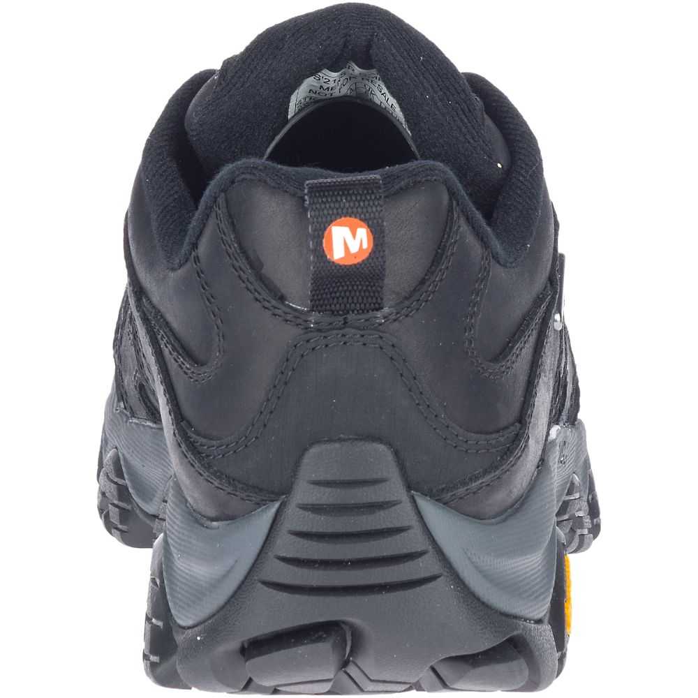 Men's Merrell Moab 3 Prime Waterproof Hiking Shoes Black | Israel-613490