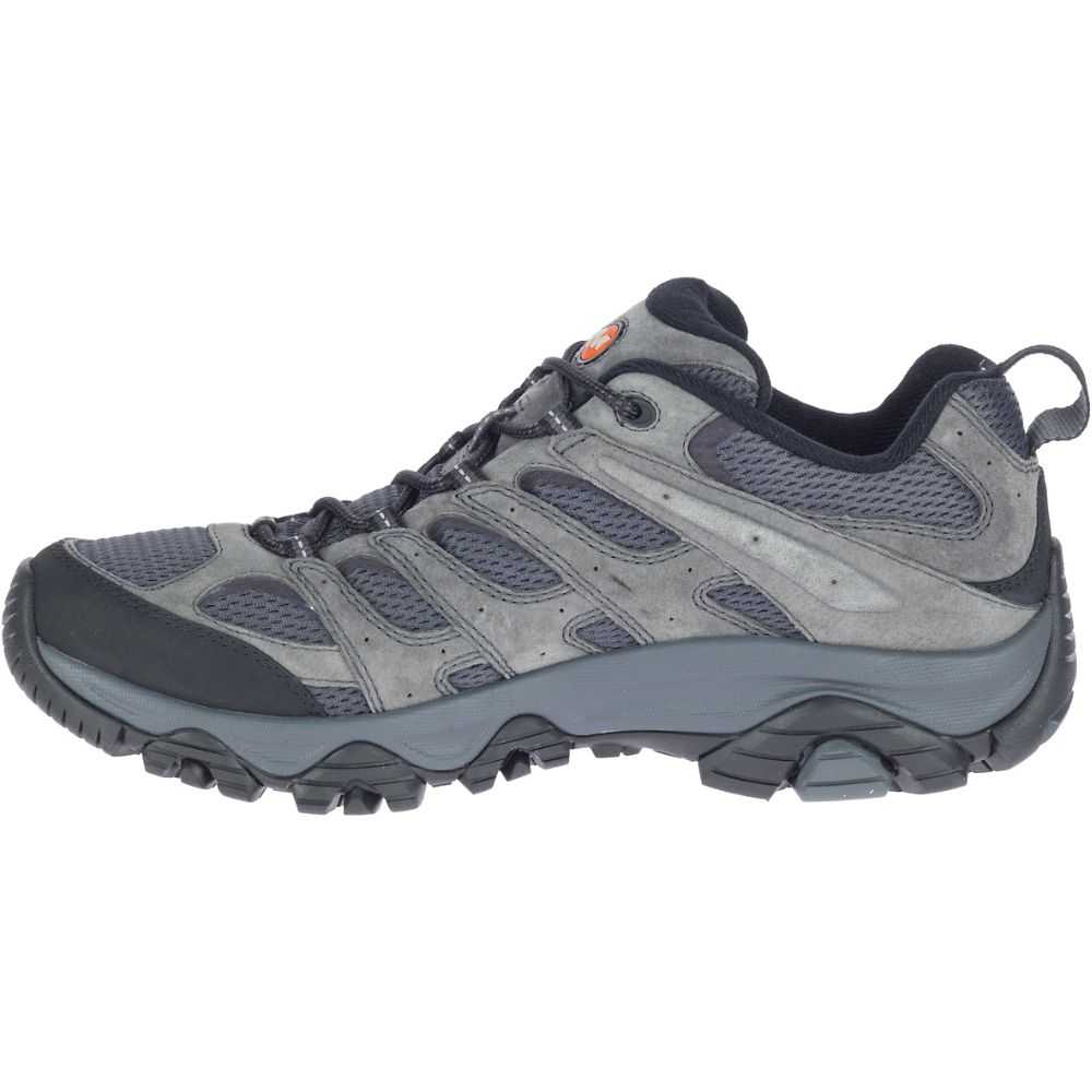 Men's Merrell Moab 3 Wide Width Hiking Shoes Grey | Israel-380167