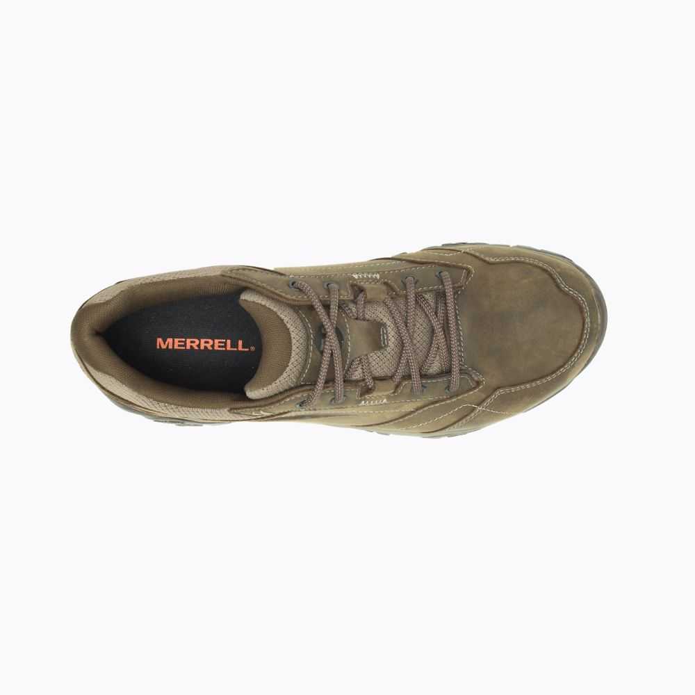 Men's Merrell Moab Adventure Lace Casual Sneakers Brown | Israel-1386274