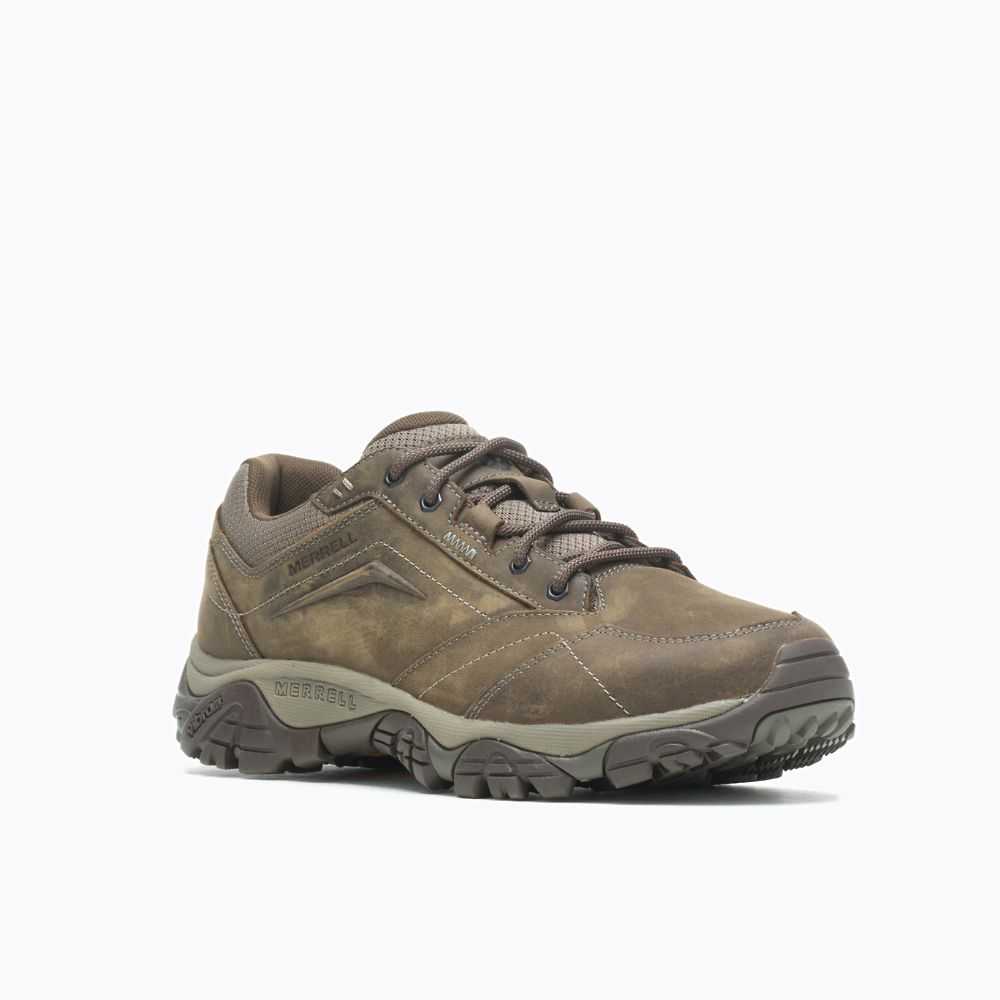 Men's Merrell Moab Adventure Lace Casual Sneakers Brown | Israel-1386274