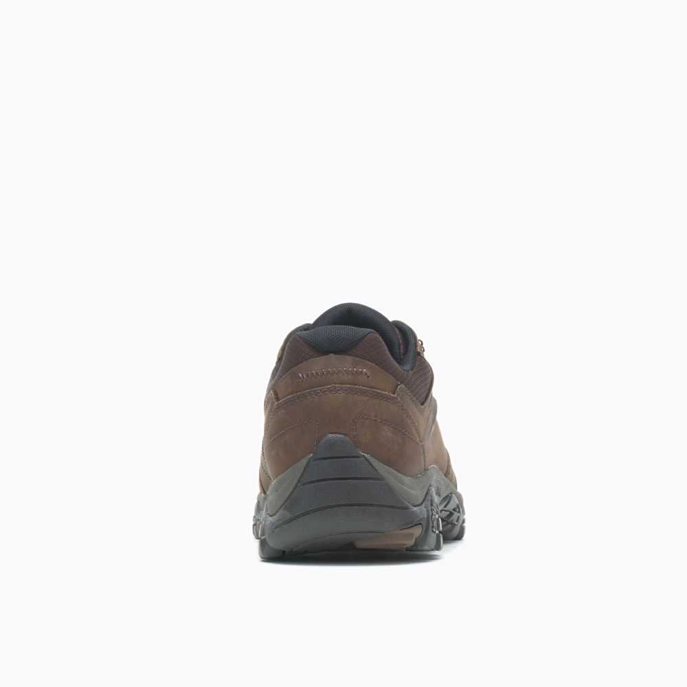 Men's Merrell Moab Adventure Lace Casual Sneakers Dark Brown | Israel-9230478