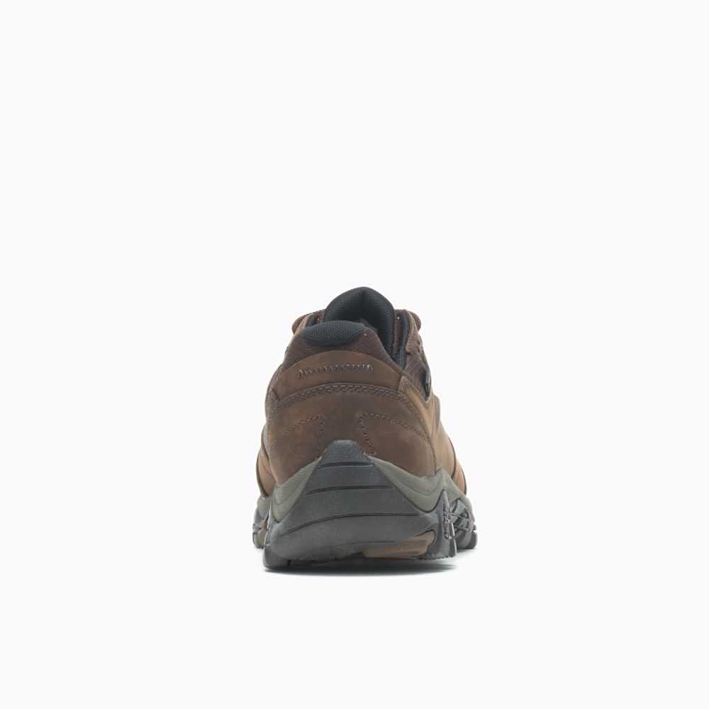 Men's Merrell Moab Adventure Lace Waterproof Casual Sneakers Dark Brown | Israel-721483